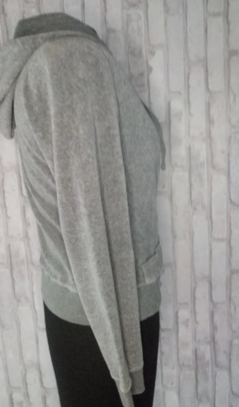 XXI woman's gray zip-up Hoodie jacket